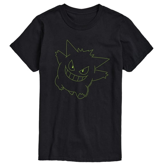 Pokémon - Gengar Big Face - Men's Short Sleeve Graphic T-Shirt