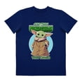 thumbnail image 1 of Playera Para Niño Lucasfilm Star Wars Cuello Redondo Manga Corta Talla 4 Azul Marino, 1 of 1