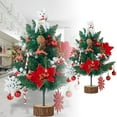 thumbnail image 1 of Árbol de Navidad luminoso con luces de cadena de 50 cm de altura Decoración para exterior e interior Expositor DIY para tus vacaciones, 1 of 7