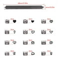 thumbnail image 5 of 12 Piece Heart-Shaped (Love) Metal Stamp Set, 3mm (1/8 Inch) Metal Punch Stamp Kit for Metal Punching, 5 of 5