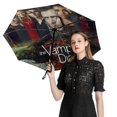 thumbnail image 2 of Fantasy Vampire Diaries Folding Umbrella Auto Umbrella Anti-UV Protection Lightweight Windproof Portable Rain Umbrellas, 2 of 7
