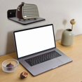 thumbnail image 4 of Wall shelf speaker stand, small wall shelf speaker mount (black), 4 of 5