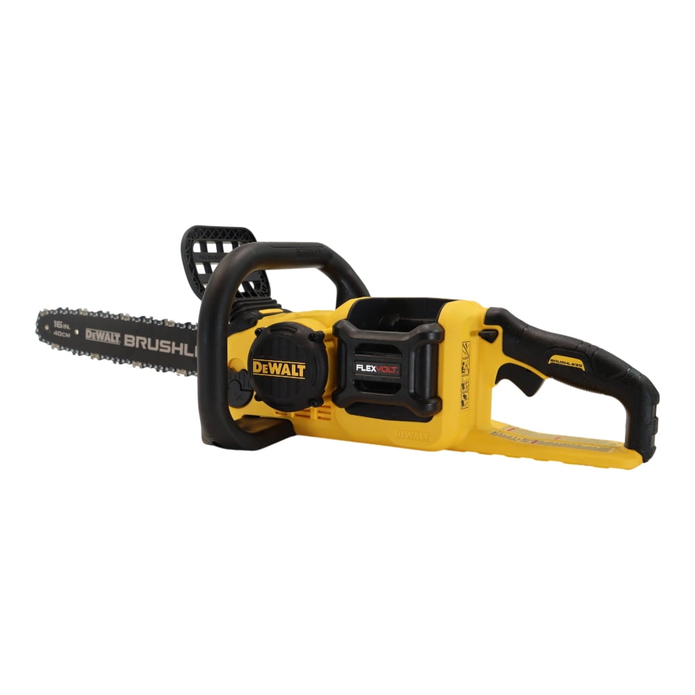 DEWALT DCCS670B-NBX 60V MAX FlexVolt Cordless Chainsaw, 16-Inch Bar and Chain, Brushless Motor, High Efficiency Outdoor Power Tool, Bare Tool Only