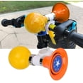 thumbnail image 5 of Bocina de bicicleta para niños, campana de advertencia de bocina de bicicleta para niños de goma metálica, accesorio para niños y niñas, naranja JM, 5 of 5