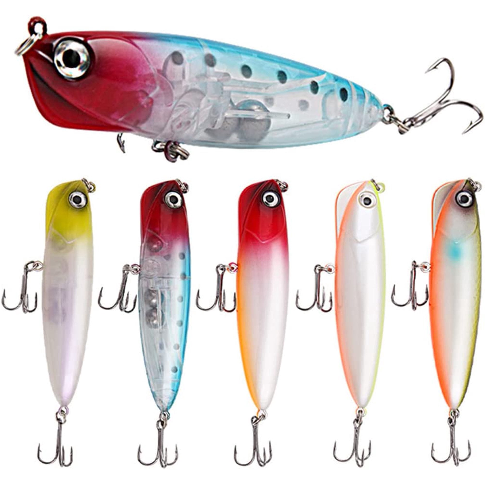 Lure Def Lure Peche Mer 5 Pieces Fishing Lures 11.5cm/18g Hard Artificial Pike ...