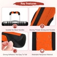 thumbnail image 4 of Uxcelll Funda para Mango de Equipaje 5 Pcs Identificadores de Equipaje de Neopreno Diseño Hueco Naranja 5.9 pulgadas Funda de Mango de Agarre Cómodo, 4 of 7