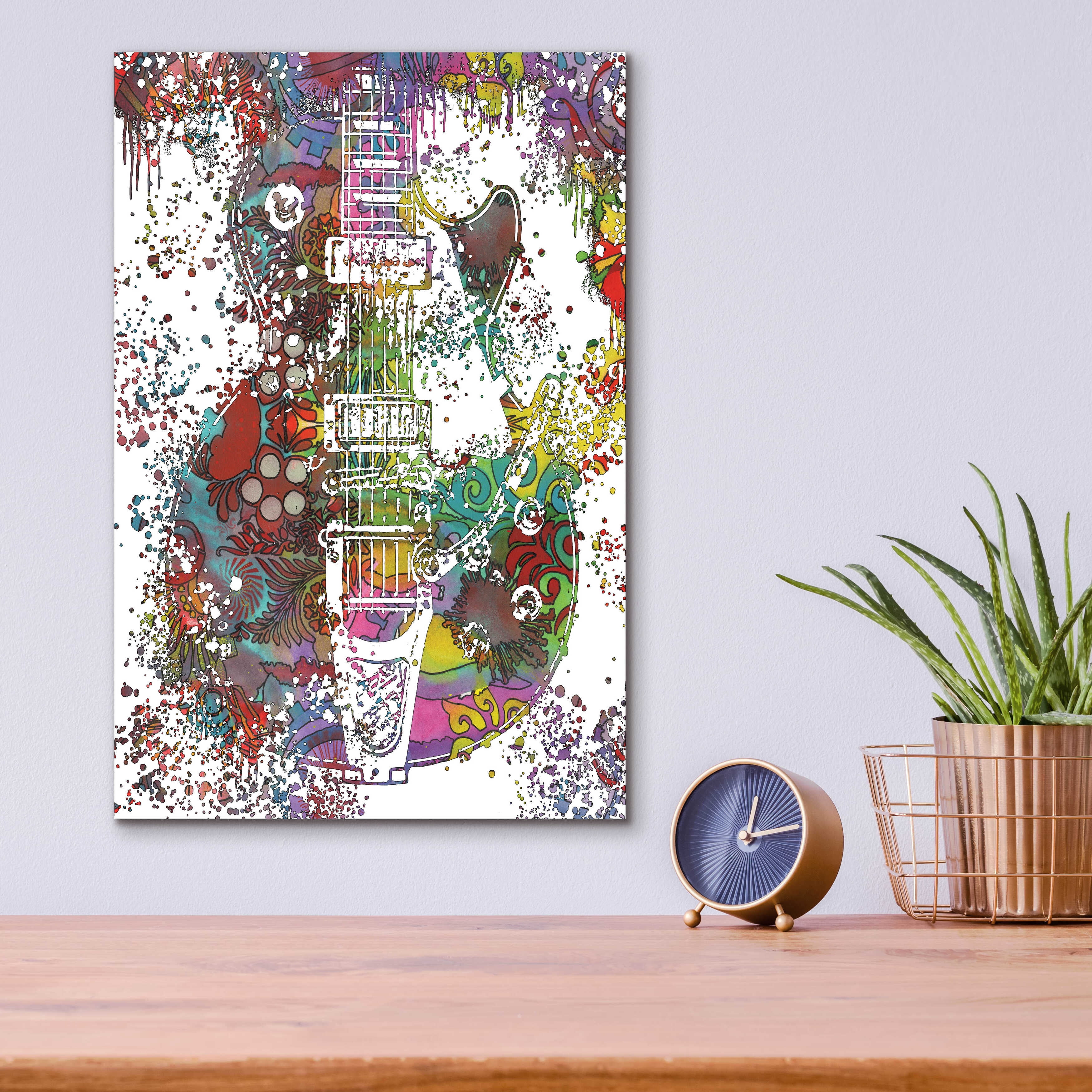 Epic Art 'Les Paul Whammy' by Dean Russo, Acrylic Glass Wall Art, 12"x16"