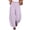 Light Violet, variant on Women's Pinstripe Wide Leg Pants, Elastic High Waist Baggy Casual Trousers with Side Pockets, Lightweight Comfy Barrel Style Pants for Daily Vacation Wear Light Violet S