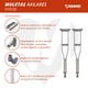 thumbnail image 3 of Muletas Chicas de Aluminio Magnimed OA6925S Soportan hasta 70kg, 3 of 8