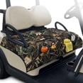 thumbnail image 2 of COEQINE 2-in-1 Golf Cart Seat Cover & Carry Bundle, Folds Like a Bag with Handle, Universal Fit for Two-Seaters, 4 Storage Pockets, Machine Washable Polyester, Camo Hunting Forest Black, 2 of 8