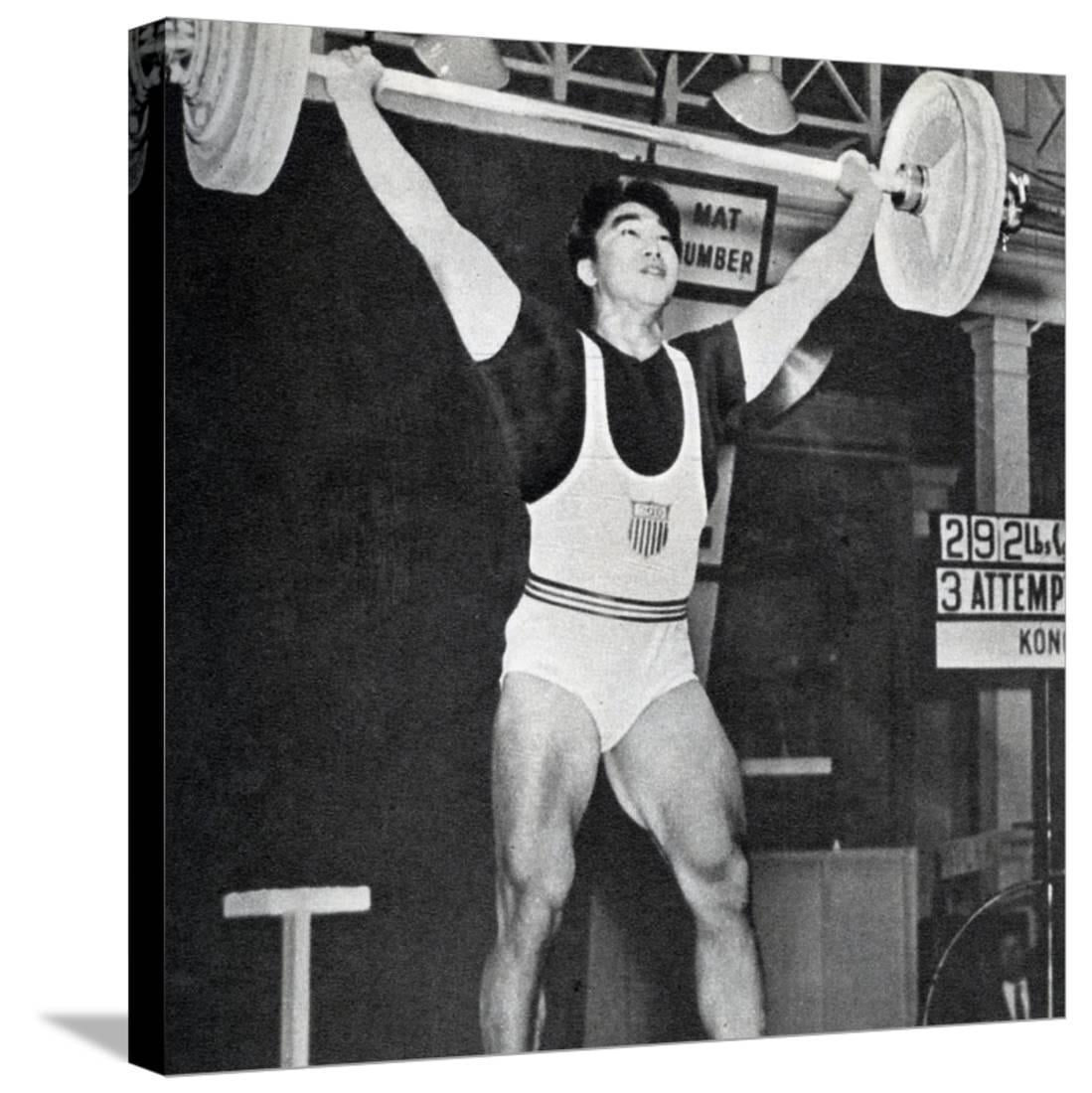 Tommy Kono Winning the Gold Medal for Men's Weightlifting ...
