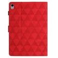 thumbnail image 6 of Allytech Case for iPad mini 6th Gen 8.3" 2021, Embossed Pattern PU Leather Case with Card Slots & Pen Holder, Multi-Angle Viewing Stand Auto Sleep Wake Shockproof Flip Case, Red, 6 of 10