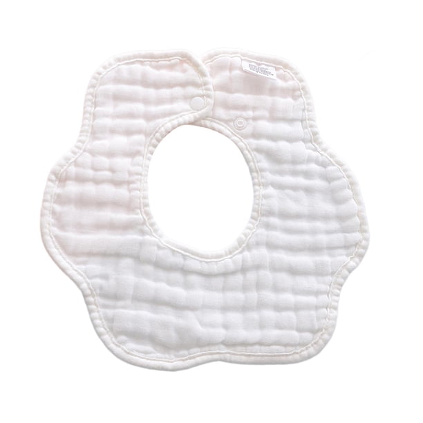 Babero de muselina para bebé, babero ajustable, 8 orgánicos, unisex, para niñas (1 unidad)