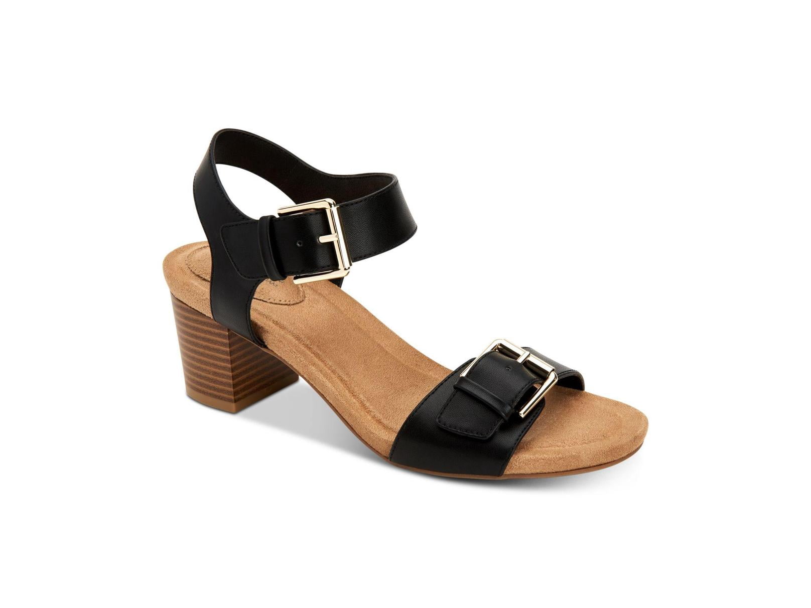 Giani Bernini Womens Montana Open Toe Casual Ankle Strap, Black SM, Size  10.0 - Walmart.com
