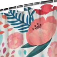 thumbnail image 3 of Pioneer Flower Floral Print Pattern Shower Curtain 72"x84" ,Bathroom Decorative Shower Curtains Set with 12 Hooks,Modern Waterproof Washable Shower Curtain, 3 of 6