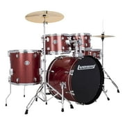 Ludwig Accent Fuse 5-Piece Drum Set 20" Bass Drum Bass Red Sparkle