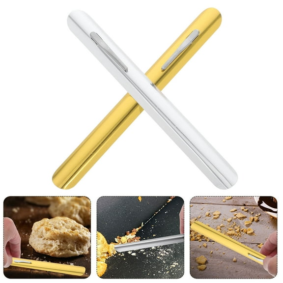 LEORX Restaurant Crumb Sweepers 2Pcs Efficient Cleaning in Silver