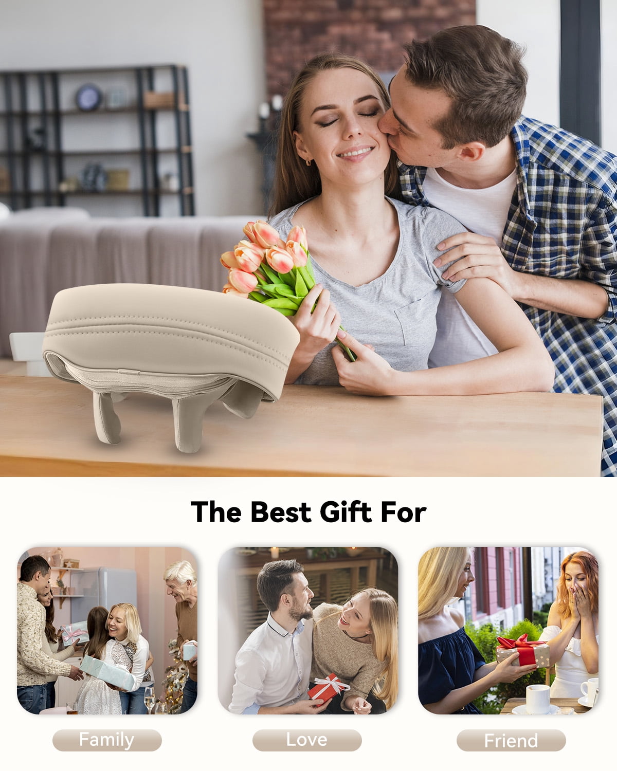 Shiatsu Neck Massager, Snailax Shoulder Neck Massager with Heat for Pain Relief Deep Tissue, Gifts