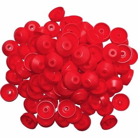 (100) Red 7  Plastic Dome Adapters - 07MRDARE price history on PriceWatchPro