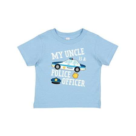 

Inktastic My Uncle is a Police Officer Gift Baby Boy or Baby Girl T-Shirt