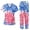 02-Hot Pink, variant on Women’s 4th of July Scrub Set, 250th Anniversary USA V-Neck Short Sleeve Top & Jogger Pants, Quick Dry Medical Uniform with Pockets for Nurses 02-Hot Pink S