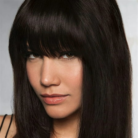 Hairdo Human Hair Clip-In Bangs R10HH Palest Blonde Hair Extensions 9 Inch Long