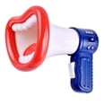 thumbnail image 1 of Voice Changer Horn Toy, Recording and Sound Effects with Male Female Robot Voice Buttons, Anti Slip Handle Pattern and Lanyard, Mouth Shape Design Bright Colors, 1 of 8