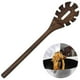 thumbnail image 2 of Walnut Wood Spaghetti Pasta Server Long Handle Wooden Pasta Spoon with Teeth Pasta Forks Walnut Woo, 2 of 5