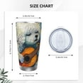 thumbnail image 4 of Cauagu Dog Guitar Starry Night Pattern 20oz Tumbler,Stainless Steel Vacuum Insulated Tumbler with Lid Insulated Coffee Mug Thermal Cup with Splash Proof Sliding Lid-Straw Two-piece Set, 4 of 8