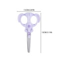 thumbnail image 3 of Oleegame 2PC Tomato Slicer And Lemon Slicer Scissors For Kids Blunt Scissors Small School Student Craft Scissors Sharp Stainless Cute Animal Shapes, 3 of 7