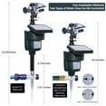 thumbnail image 2 of Yardeen Outdoor Solar Repellent for Yard Motion Activated Water Spray Garden Sprinkler Irrigation System, 2 of 5