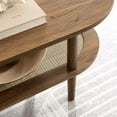 thumbnail image 4 of Modway Torus Oval Coffee Table in Walnut, 4 of 9