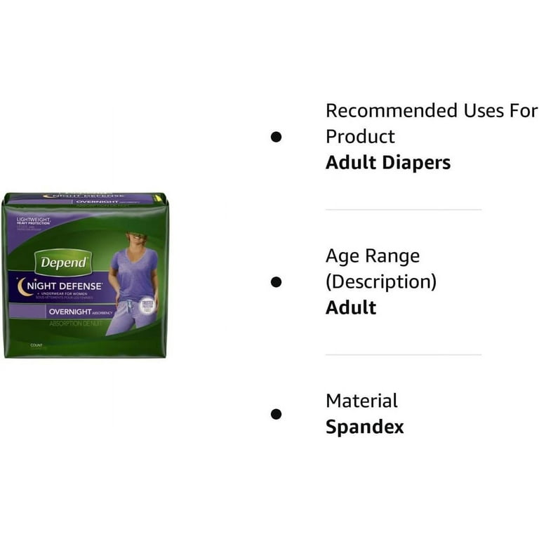 Depend® Night Defense Large Women's Underwear, 30 ct - Ralphs