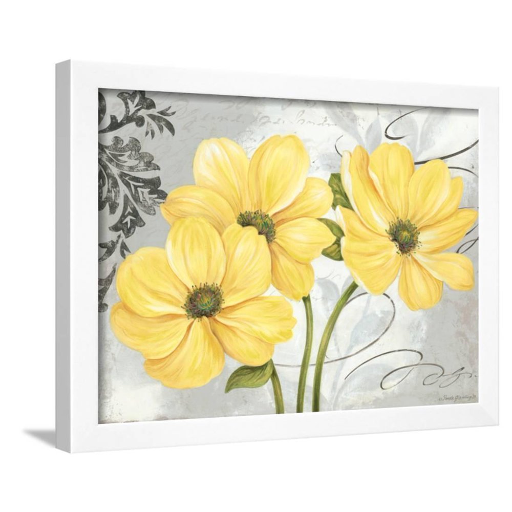 Colori Yellow I Framed Print Wall Art By Pamela Gladding