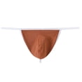 thumbnail image 2 of TANBOM Men's Thong Bulge Pouch Lightweight Breathable Tagless Design Comfortable G-Strings Latte M, 2 of 6