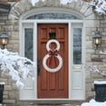 thumbnail image 2 of Northlight 48" LED Lighted Wreath Snowman Outdoor Christmas Decoration, 2 of 7