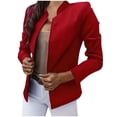 thumbnail image 1 of GDREDA Blazer Élégant pour Femmes à devant Ouvert et Col Cranté, Veste de Travail Extérieure RD1,XXXXXL, 1 of 9