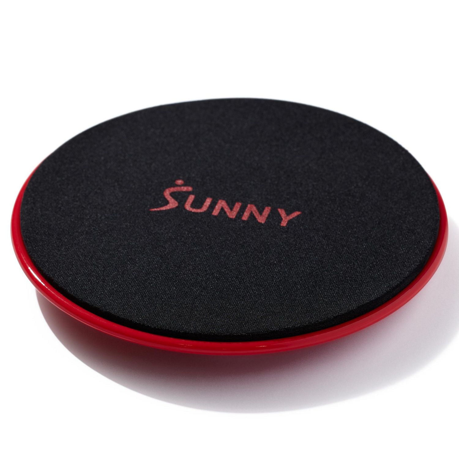 Sunny Health & Fitness Disque d'Exercice Double Face pour Tapis ou Parquet, Léger et Portable, Idéal pour les Abdominaux, les Exercices de Gainage, le Cardio et les Activités à Faible Impact (Noir, Ro