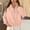 Pink, variant on Women's Long Sleeve Shirts Fall Fashion Dressy Casual Tops ,Ladies Tops Solid Color V Neck Long Sleeve Casual Upper Garment