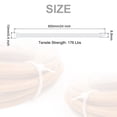 thumbnail image 2 of 50 piezas 24" 176 Lbs bridas de cable autolock extra largas de nailon para gestión de cables, blancas, 2 of 6