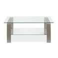 thumbnail image 3 of Evelyn&Zoe Asta 40" Wide Rectangular Coffee Table, Nickel, 3 of 7