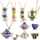 thumbnail image 2 of Joyas europeas y americanas Pendientes de taza de té esmaltados Collar largo Cadena de suéter Joyas, 2 of 6