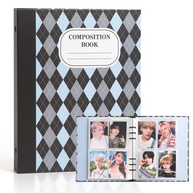 Carpeta A5, Soporte Para Tarjetas Fotográficas Kpop, Libro, Carpeta Para Tarjetas Fotográficas Kpop De 6 Anillas, Mini Álbum De Fotos De 2,5 X 3,5 Pulgadas Con 240 Bolsillos Para Fundas Para Tarjetas,