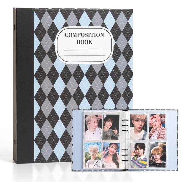 Carpeta A5, Soporte Para Tarjetas Fotográficas Kpop, Libro, Carpeta Para Tarjetas Fotográficas Kpop De 6 Anillas, Mini Álbum De Fotos De 2,5 X 3,5 Pulgadas Con 240 Bolsillos Para Fundas Para Tarjetas,
