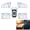 color, variant on Generic 4-Piece Magnetic Car Window Sunshade - Full Blackout/Color Film, Easy Install
