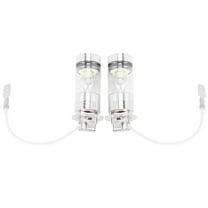 2Pcs 6000K White LED H3 100W 2323 Car Fog Light Bulb DRL