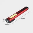 thumbnail image 2 of Linterna de trabajo, lámpara de antorcha, 3 marchas, luz COB de mano, luz de camping para Rojo, 2 of 8