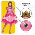 thumbnail image 3 of Women's Super Mario Deluxe Princess Peach Costume, 3 of 5