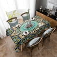 thumbnail image 5 of Morocco Colorful Flowers Arabesque Tablecloths Waterproof Kitchen Items Coffee Table For living Room Home Decor Dining Table, 5 of 7
