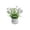 White, variant on Wozhuo Easter Egg Mini Potted Plants Artificial Succulent Decor